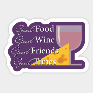 Food & Wine Fest Sticker